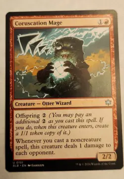 Coruscation Mage BLB #131 Uncommon Regular NM+ - Image 1