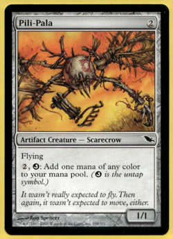 PILI-PALA SHADOWMOOR SHM COMMON ARTIFACT SCARECROW MTG 258 - Image 1