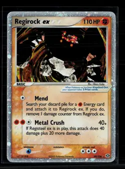 Pokemon 2005 EX Emerald Regirock EX #99/106 - Image 1