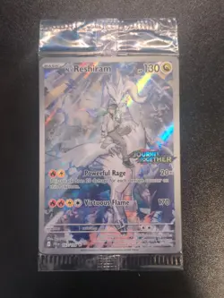 SEALED N's Reshiram (Journey Together Stamp) 167/159 Promo Pokemon Card - Image 1