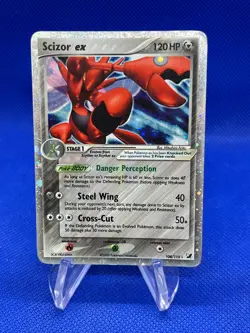 2005 Pokemon Unseen Forces Scizor ex 108/115 Ultra Rare MP/HP - Image 1