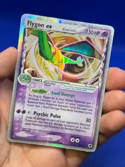 2006 Pokemon EX Dragon Frontiers Flygon ex (Delta Species) 92/101 Ultra Rare DMG - Image 2