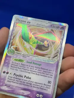 2006 Pokemon EX Dragon Frontiers Flygon ex (Delta Species) 92/101 Ultra Rare DMG - Image 3