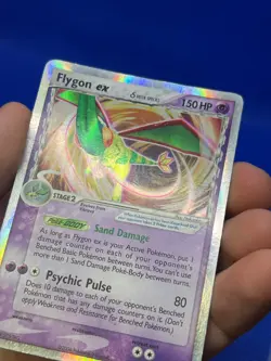 2006 Pokemon EX Dragon Frontiers Flygon ex (Delta Species) 92/101 Ultra Rare DMG - Image 4