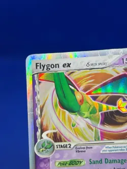 2006 Pokemon EX Dragon Frontiers Flygon ex (Delta Species) 92/101 Ultra Rare DMG - Image 5