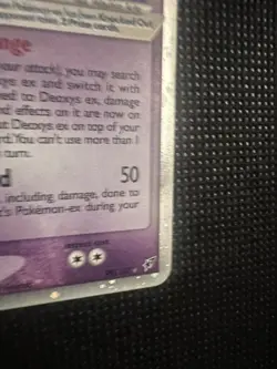Pokemon TCG Deoxys ex (Defense Forme) Ultra Rare Reverse Holo Deoxys 99/107 - Image 5