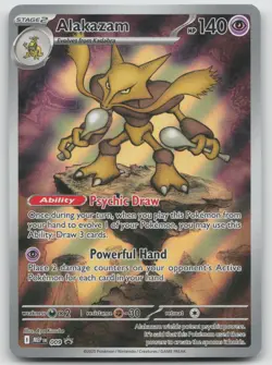 Alakazam 009 ME: Mega Evolution Promo Pokemon Holo NM Promo - Image 1