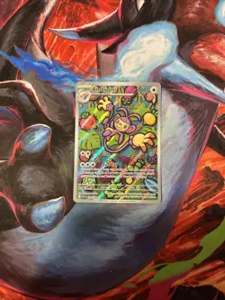 Pokemon Ambipom 107/094 Phantasmal Flames Illustration Rare Near Mint English - Image 1