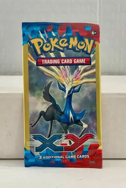 2014 Pokemon - XY Base Set - 3 Card mini Booster Pack - New Factory Sealed - Image 1