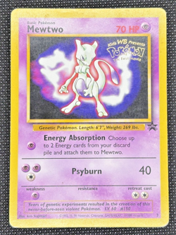 Mewtwo 3/53 Kids WB Promo - 1999 Pokemon WoTC TCG - MP - Image 1