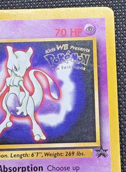 Mewtwo 3/53 Kids WB Promo - 1999 Pokemon WoTC TCG - MP - Image 3