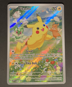 Pikachu SVP 088 Paldea Adventure Chest Black Star Promo Pokemon Card NM - Image 1