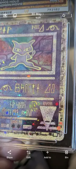 Pokemon Ancient Mew Ace Label 9 Mint 2000 Promo With Big Swirl - Image 3