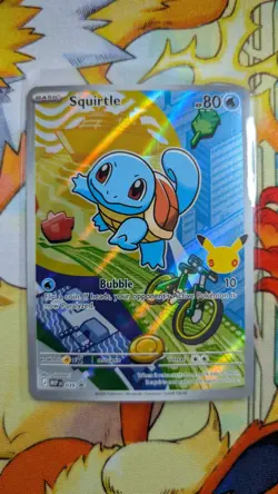 Pokemon TCG Pokemon Squirtle Promo Holo #039 First Partner Illustration - Image 3