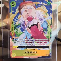 Vegapunk EB02-056 SR Alt Art Anime 25th Collection One Piece Card ENGLISH NM - Image 1