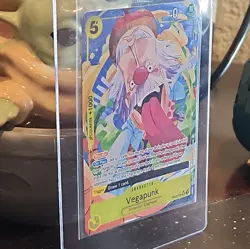 Vegapunk EB02-056 SR Alt Art Anime 25th Collection One Piece Card ENGLISH NM - Image 3