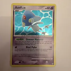 Pokemon TCG Azelf 4/123 Mysterious Treasures Holo Rare - Image 1