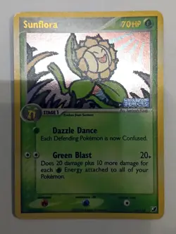 Sunflora 16/115 Pokemon EX Unseen Forces 2005 Reverse Holo Rare Stamped - MP - Image 4