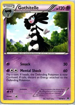 Pokemon TCG Gothitelle 48/98 Emerging Powers LP - Image 1