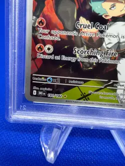 Pokemon Destined Rivals Team Rocket’s Houndoom 191/182 Illustration Rare PSA 9 - Image 5