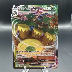 Rillaboom VMAX 023/264 Ultra Rare Full Art Fusion Strike NM Pokemon TCG - Image 1