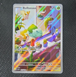 Pokemon TCG Bulbasaur 143/142 Sv07 Stellar Crown IR Full Art Holo English 2024 - Image 1