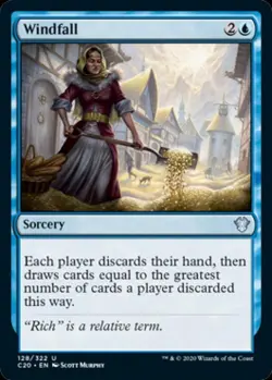MTG English Windfall NM Normal Commander 2020 Ikoria - Image 1