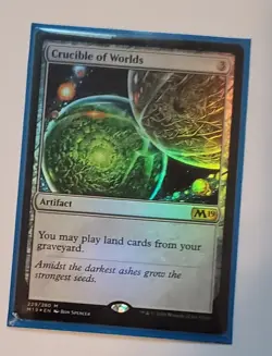✨ Crucible of Worlds - Foil - Core Set 2019 - Near Mint / Mint MTG Magic the Gat - Image 1
