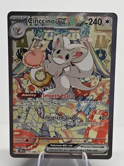 Cinccino ex 119/086 Mega Evolutions - Chaos Rising Pokemon TCG - Image 1