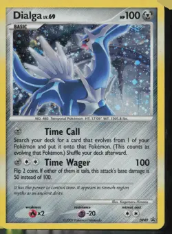 Dialga DP49 Holo Promo Diamond and Pearl Promos Pokemon Holo Lightly Played - Image 1