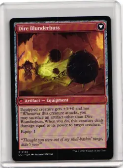 MTG, Dire Flail 145 The Lost Caverns of Ixalan Regular - Image 2