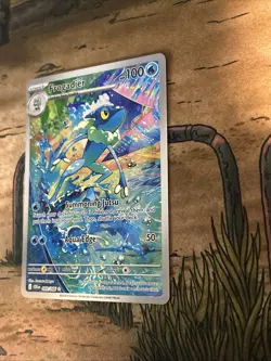 2026 Pokemon Frogadier 089/086 Chaos Rising Illustration Rare NM/M - Image 3