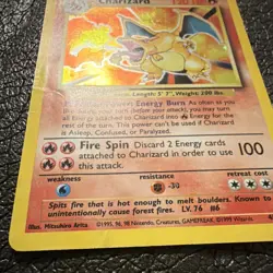 Pokemon TCG Charizard Base Set 2 004/130 Holo Rare English 120 HP Arita - Image 2