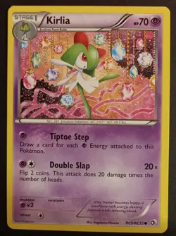 Pokemon TCG Kirlia RC9/RC25 Legendary Treasures Radiant Collection Star Holo LP - Image 1