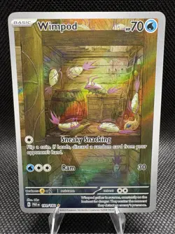 Pokemon TCG Wimpod 191/182 SV04: Paradox Rift Illustration Rare Holo - Image 1