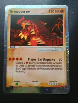 Pokemon Groudon EX Promo 002 Holo Black Star - Image 1