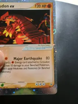 Pokemon Groudon EX Promo 002 Holo Black Star - Image 2