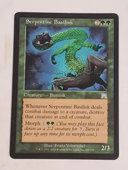 MTG Serpentine Basilisk (Onslaught/Green/U) - BGM - Image 1
