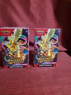 2x Pokemon TCG Ascended Heroes Booster Bundle Factory Sealed - Image 1