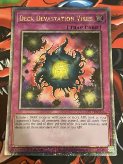 Yugioh Deck Devastation Virus RA03 - EN150 QCR Near Mint - Image 1