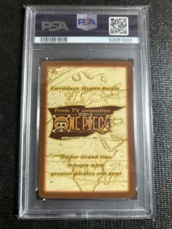 One Piece Monkey D. Luffy Carddass Hyper Battle TCG C36 Japan Vintage 2000 PSA 9 - Image 2