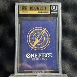 2026 One Piece Promo Tin Pack Set Vol.2 P075 Monkey D Luffy BGS 9.5 AUTO Signed - Image 2