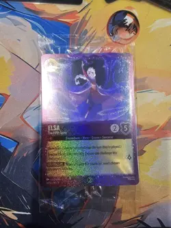 Disney Lorcana Elsa The Fifth Spirit 6/P3 Promo Foil Sealed Cello Frozen NM - Image 1