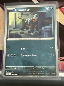 Houndour 132/197 Obsidian Flames Pokemon Card Reverse Holo - Image 1