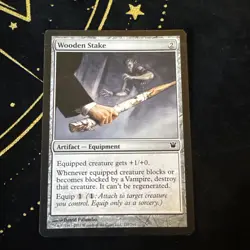 Magic the Gathering MTG Wooden Stake (237) Innistrad LP - Image 1