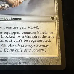 Magic the Gathering MTG Wooden Stake (237) Innistrad LP - Image 3