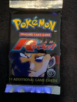 Wizards of the Coast Pokemon TCG Team Rocket Booster Pack - 11 Cards (Giovanni) 742818061742 - Image 1