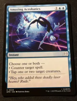 Amazing Acrobatics X2 - SPM - MTG - EN - NM - 0025 - Image 1