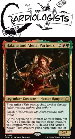 Halana and Alena, Partners 0659 | MTG | Foundations | Rare | NM - Image 1