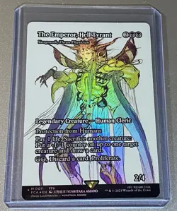 MTG Final Fantasy The Emperor, Hell Tyrant Showcase Foil Mythic M 0011 - Image 1